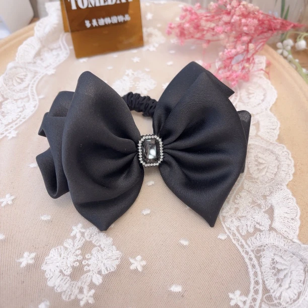 W1278韩系设计浪漫秋冬纯欲蝴蝶结发绳
