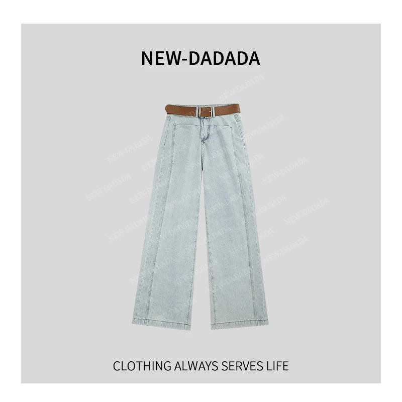 利达 NEW DADADA【早春幽雅】复古气质时尚百搭休闲裤子TDK5187