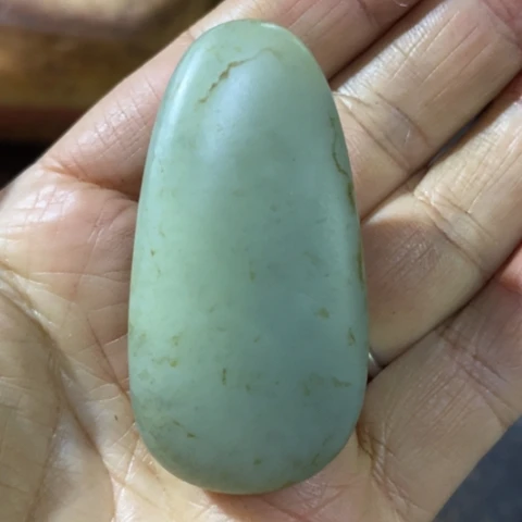 和田玉未镶嵌把件53