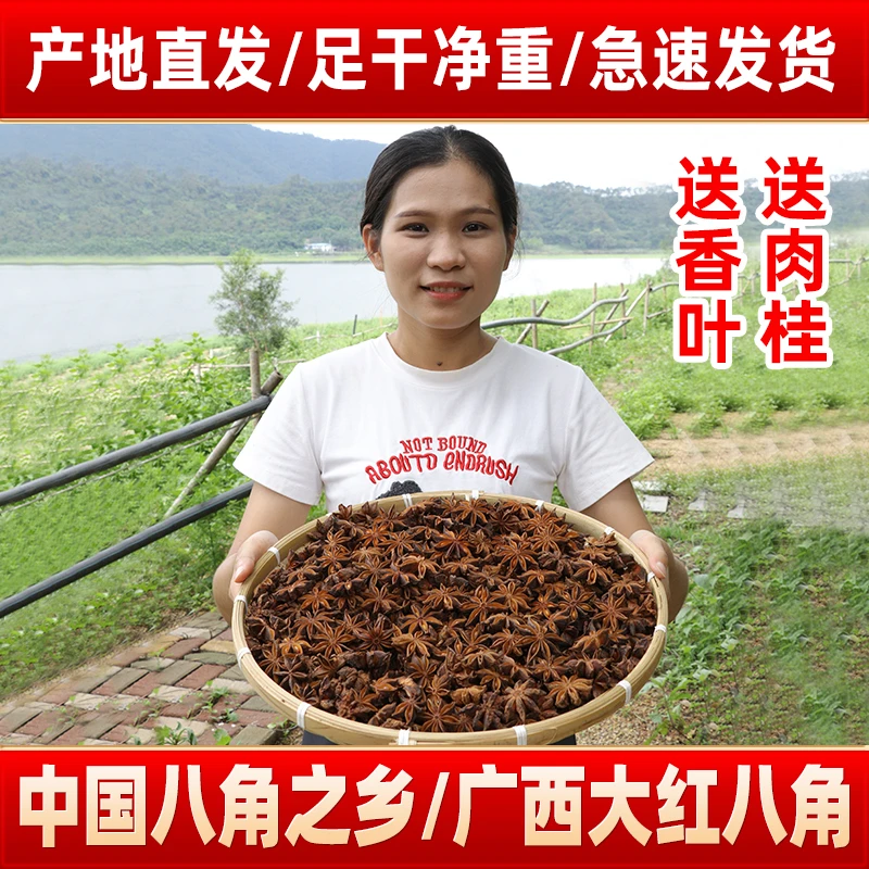广西大红八角原产地直发自家秋收老树足干无硫八角大料香料调味料