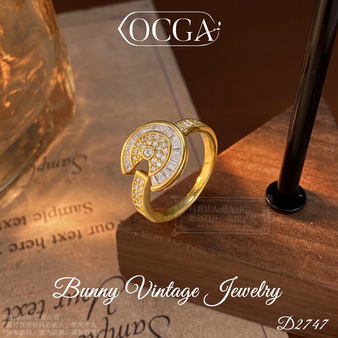 镀K金D2747 法★【幸运罗盘】春OCGA 欧斯伽斯 限定 戒指