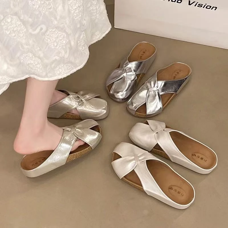 623-包头拖鞋女夏外穿2025新款配裙子镂空软底懒人不累脚凉拖鞋