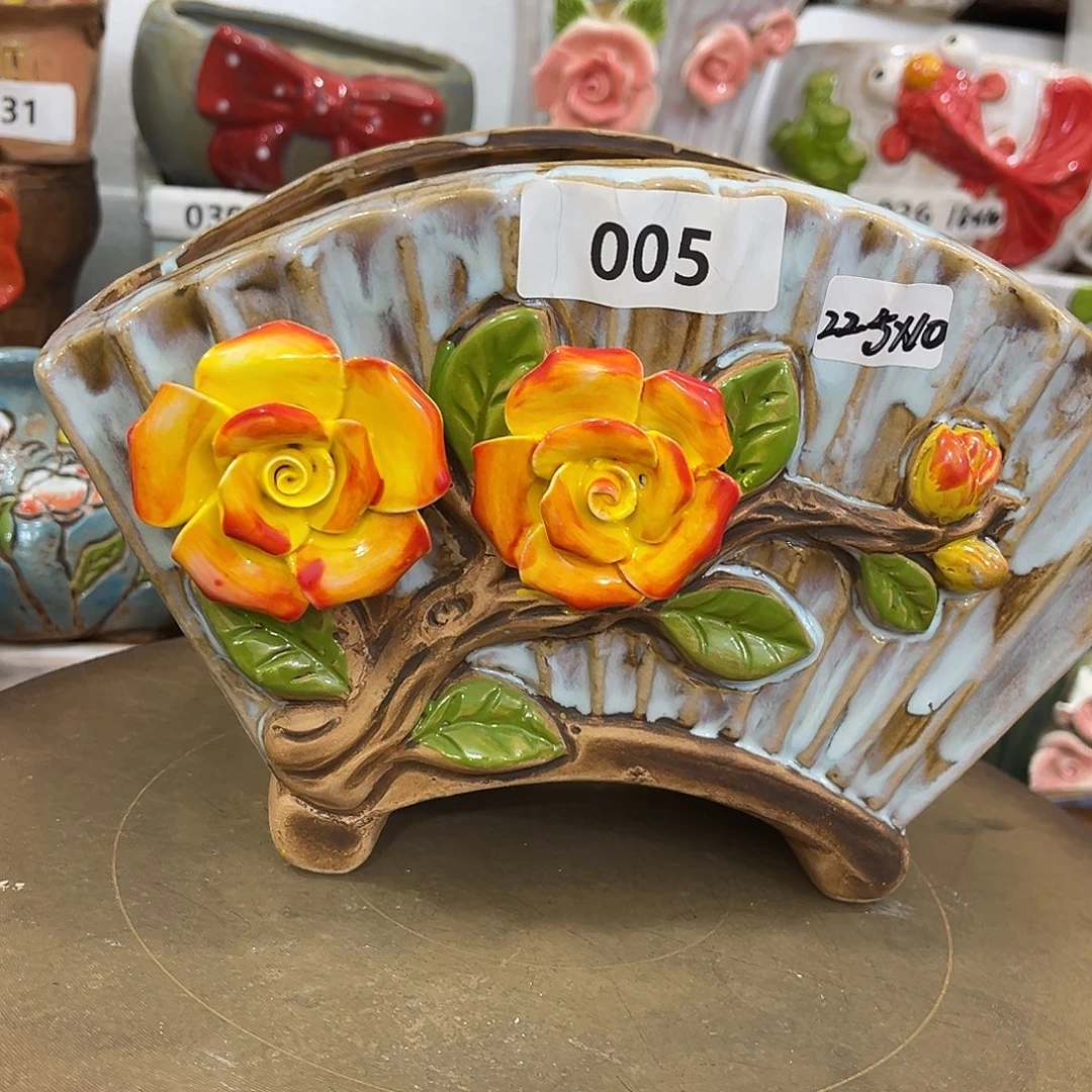 粗陶多肉花盆花盆孤品