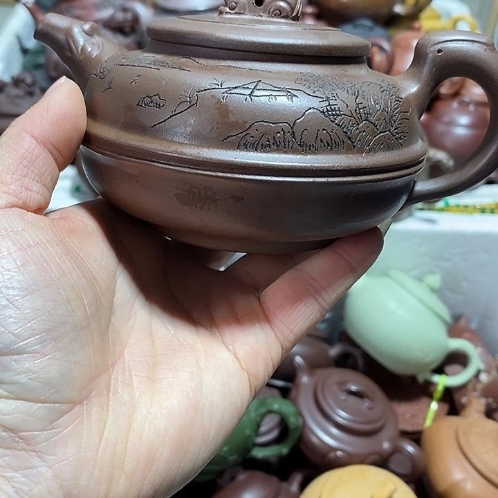 紫砂茶壶也！微瑕