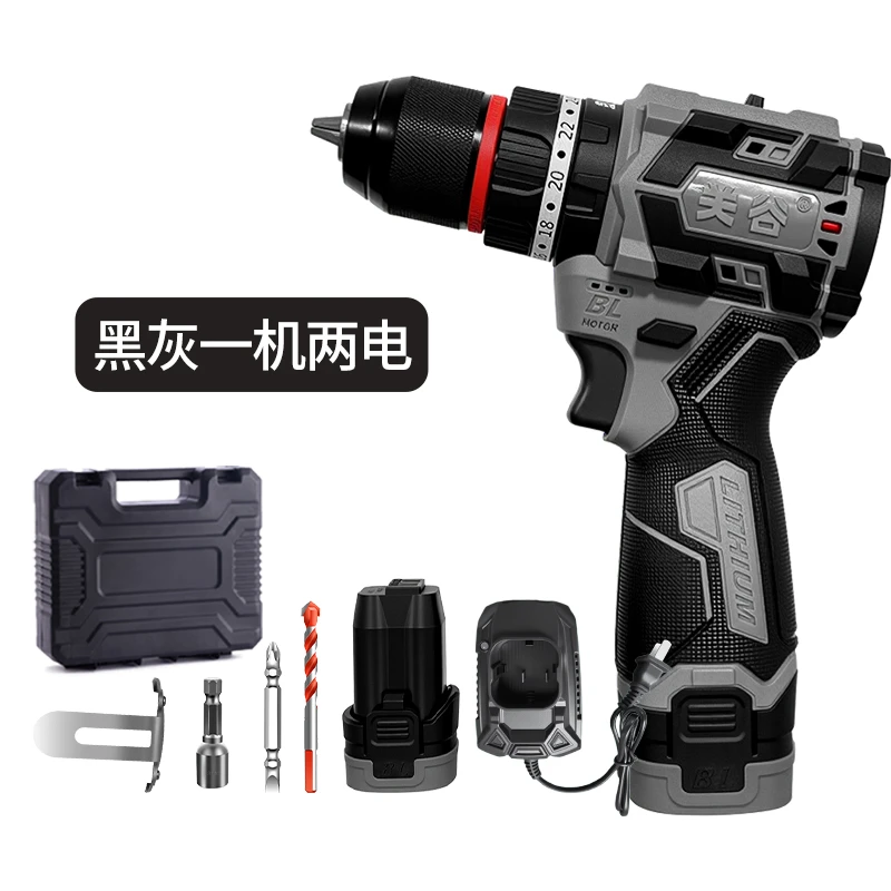 关谷品牌无刷小钢炮充电式锂电手电钻多功能电动螺丝刀