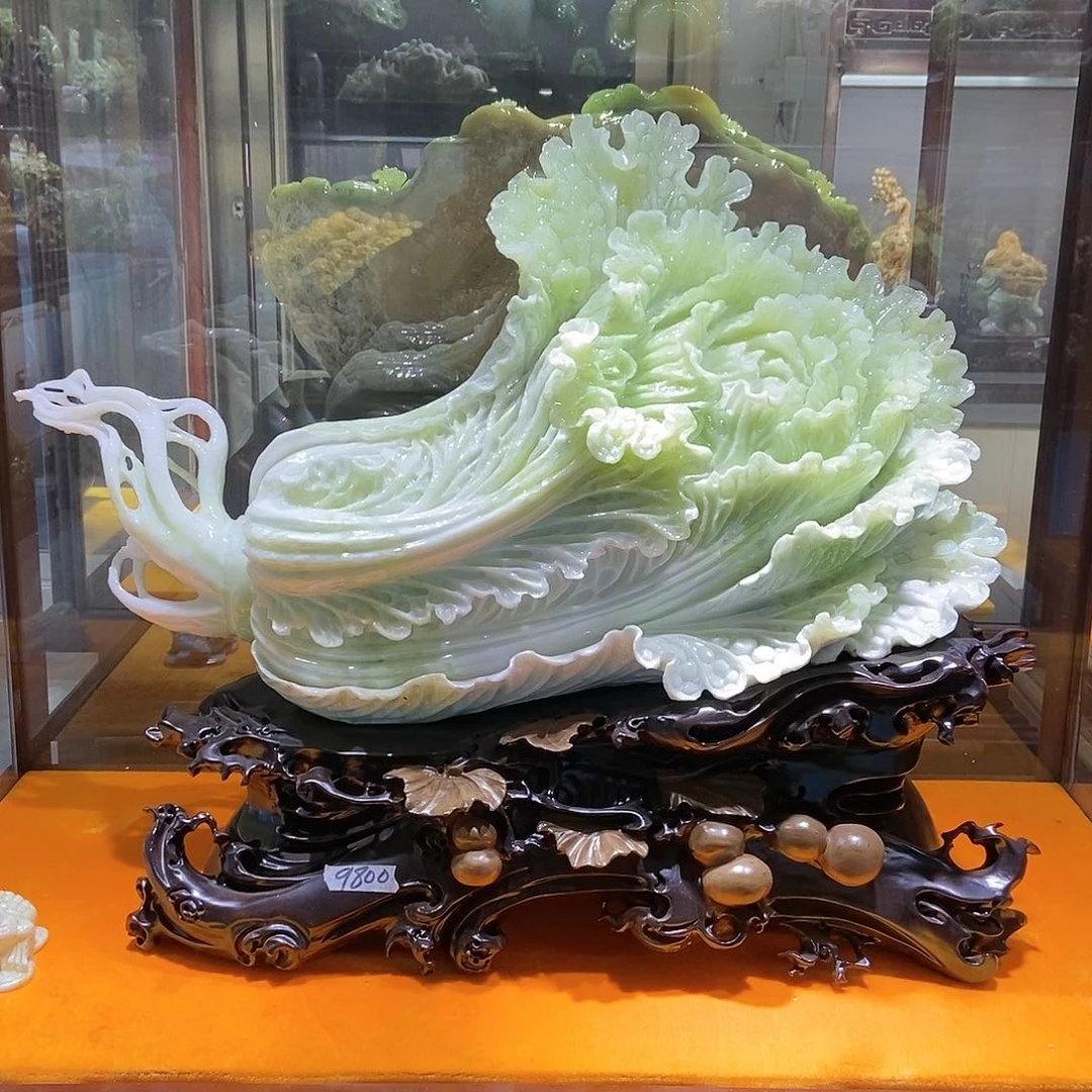 【闪购商品】蛇纹石玉（覆膜）珠宝奇石未镶嵌