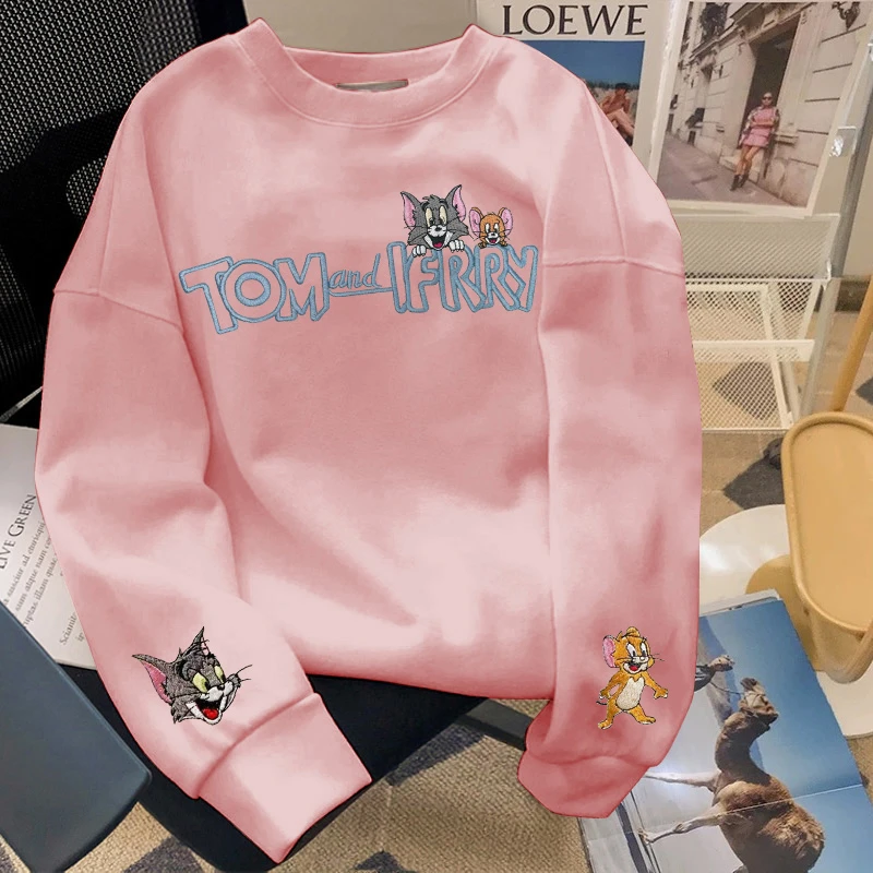 华棉圆领潮流长袖青少年连帽卫衣秋季印花潮流卫衣【热卖中】