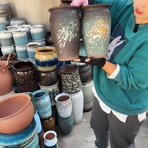 口15高25两个盆。