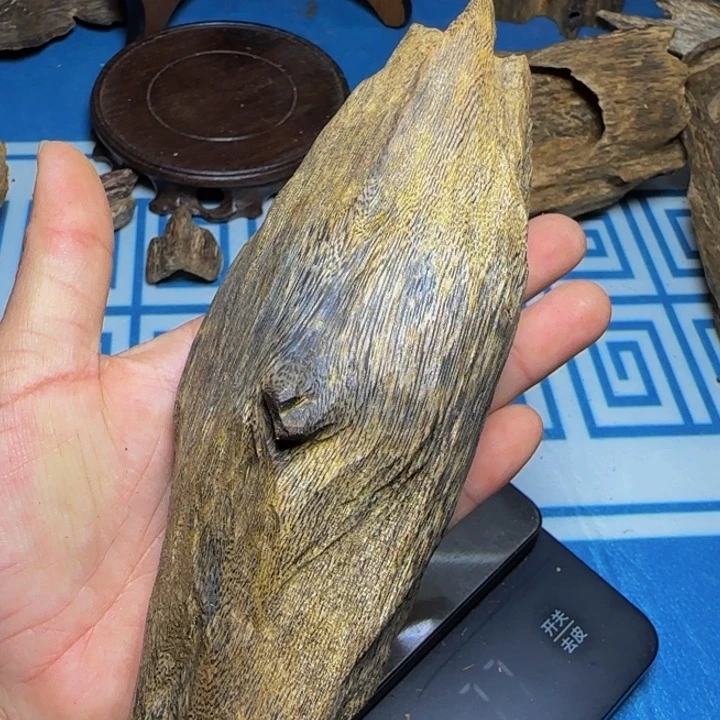 木质母树虎斑紫奇包头63克