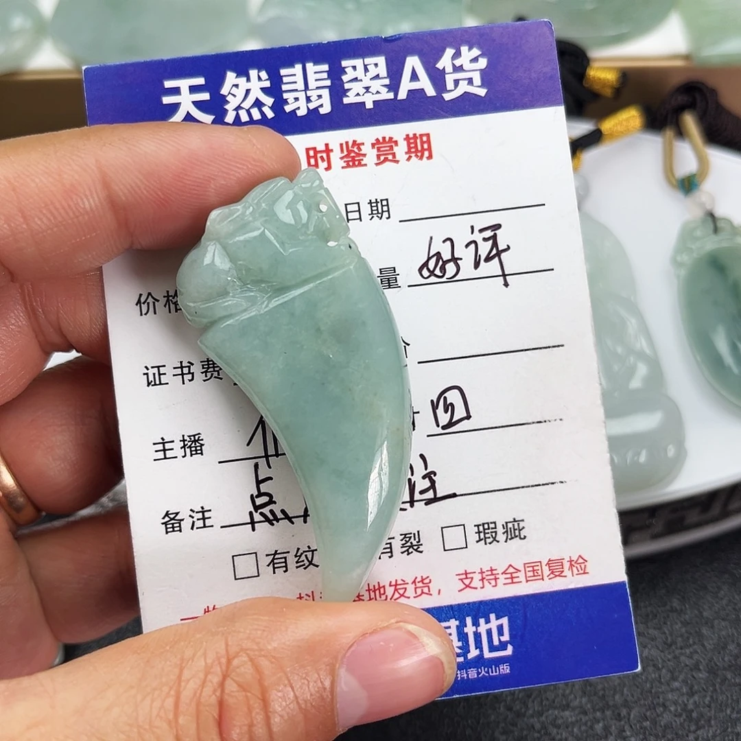 翡翠未镶嵌颈饰