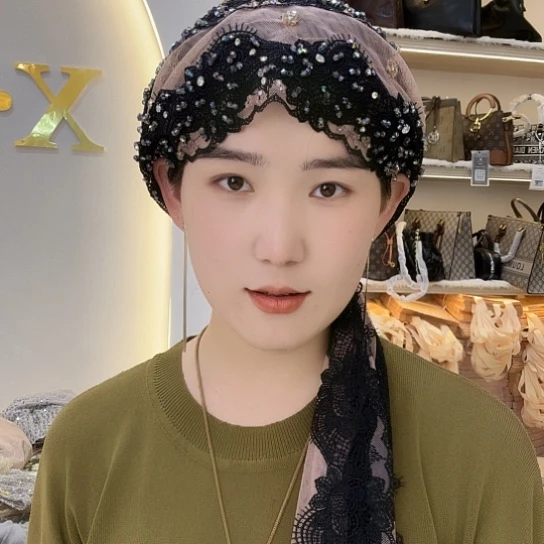 棉黑色粉色拼接披肩帽