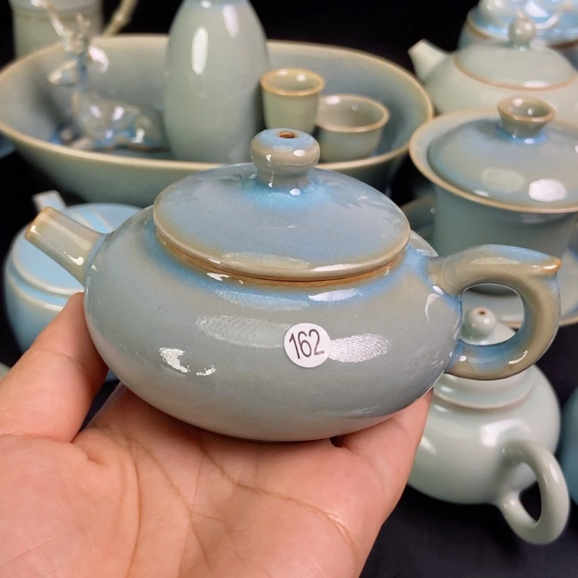 【闪购商品】M**王壶有矿天蓝釉汝瓷汝瓷