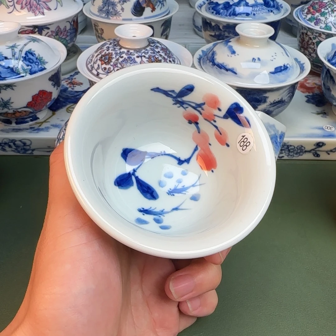 彦祖纯手工手绘茶具188