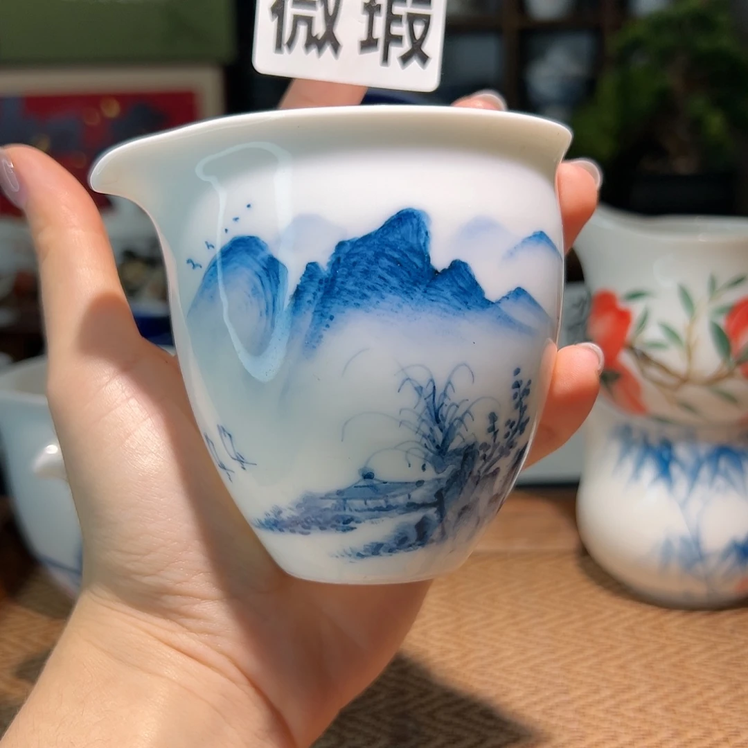 【闪购商品】微瑕 手绘 公道杯