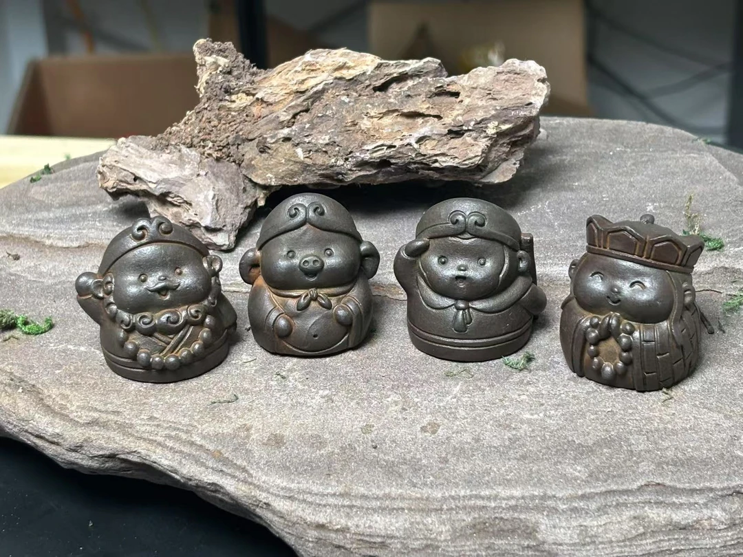 铸铁艺术西游师徒四人唐僧孙悟空猪八戒沙悟净高级摆件装饰工艺