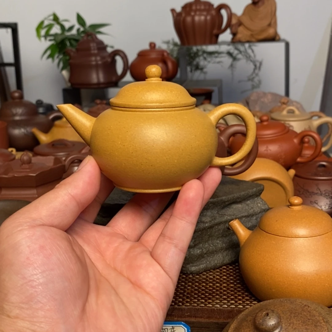 茶壶紫砂精工半手段泥水平150cc