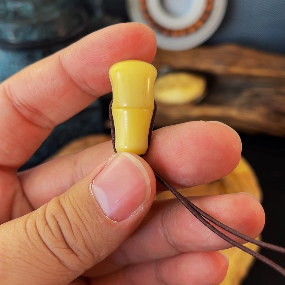 柏香籽/百香籽吊坠驼骨油料榫卯三通