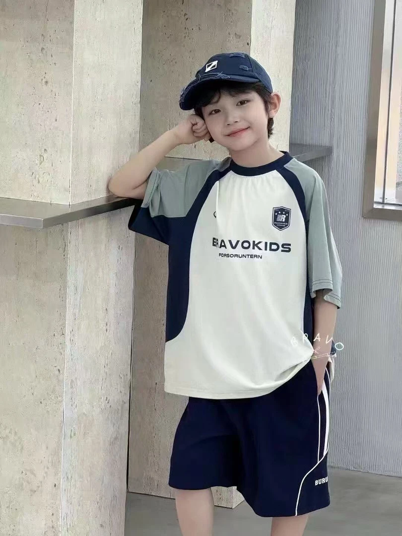 潮童运动休闲短袖66010