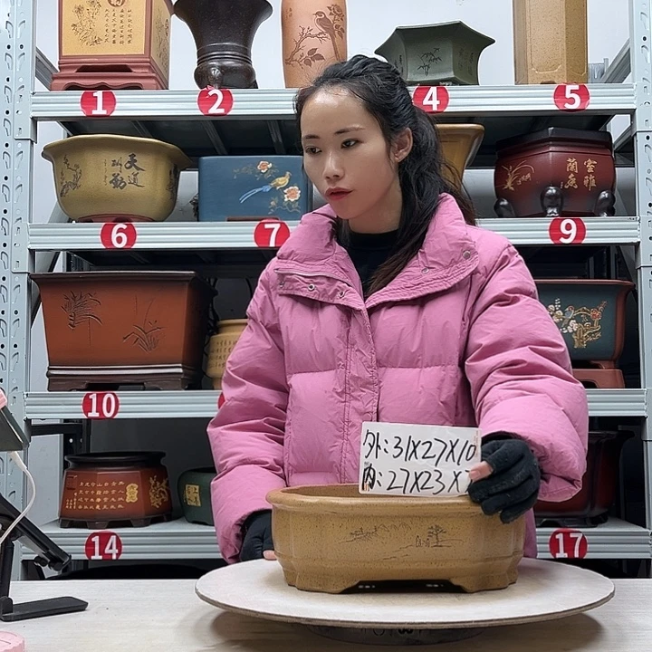 紫砂花盆紫砂花盆