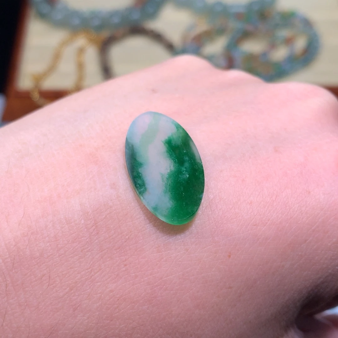 定制翡翠未镶嵌无事牌