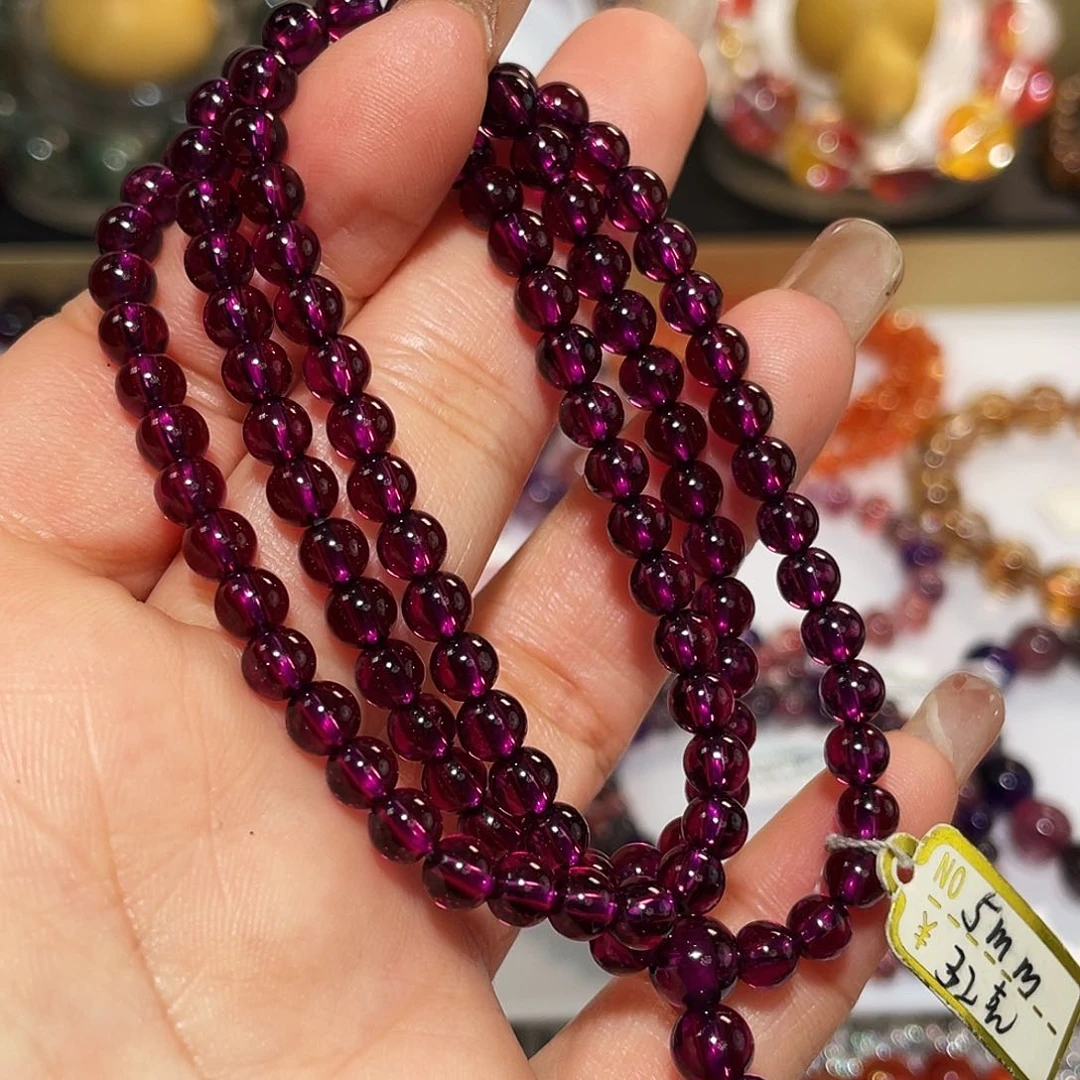 石榴石手链未镶嵌手链5