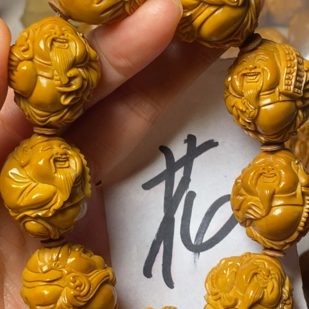 橄榄核手串/手链葡**浪八大财神