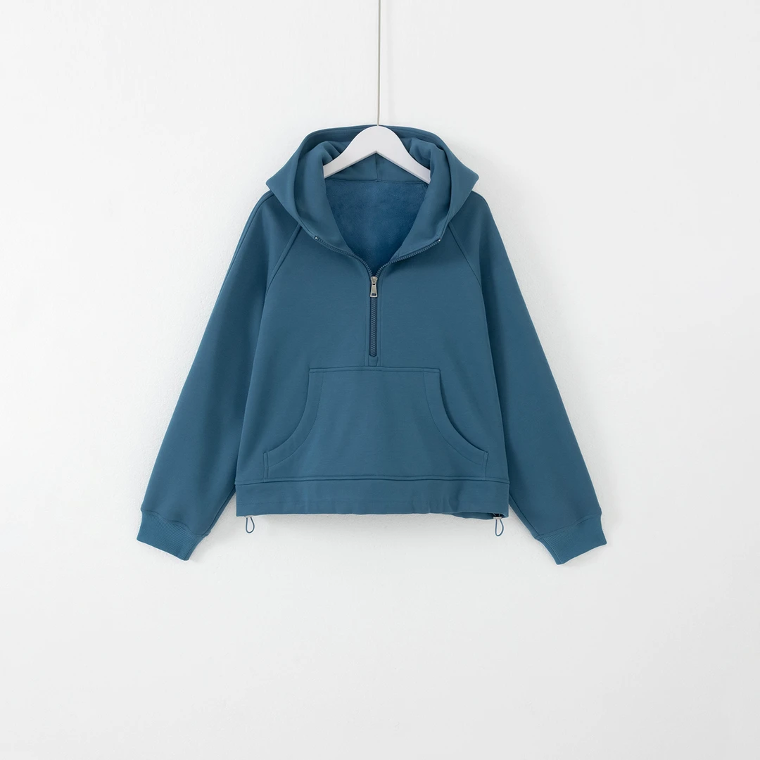 几里与麻 宽松慵懒连帽卫衣 衣长56胸围114 2091245