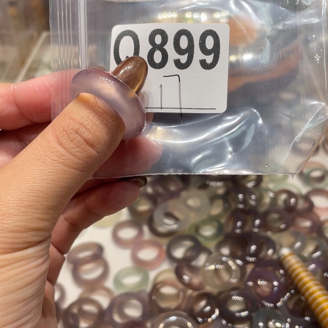 玛瑙/玉髓未镶嵌戒指899