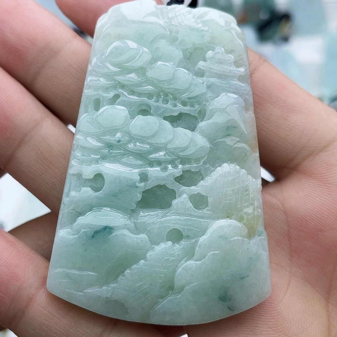 颈饰未镶嵌翡翠翡翠