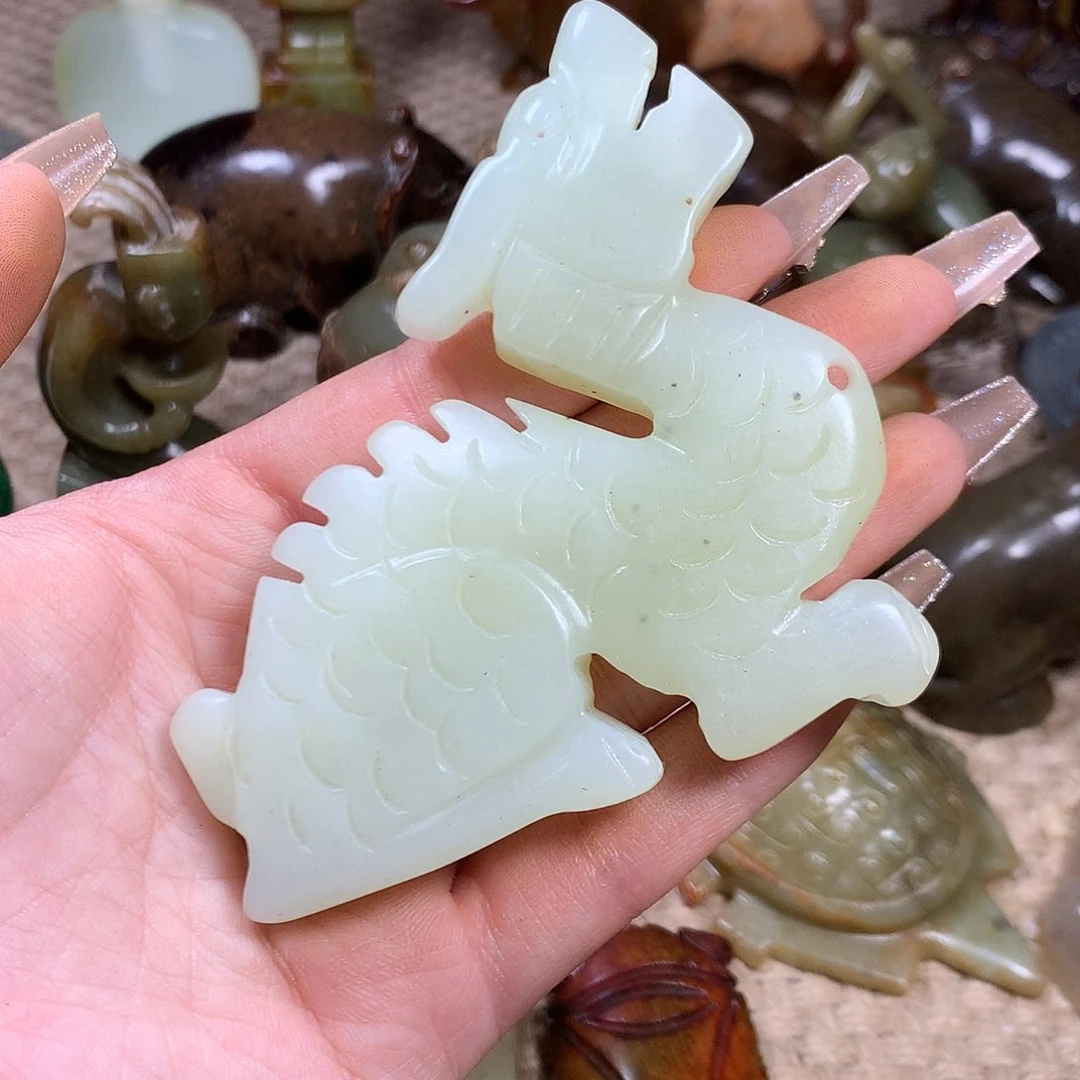 白玉菩提吊坠挂件