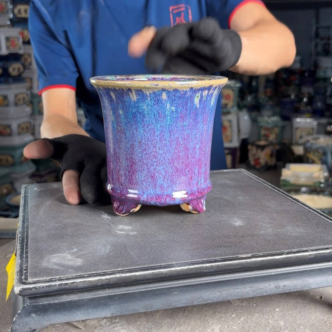一风堂石湾花盆 内11*11