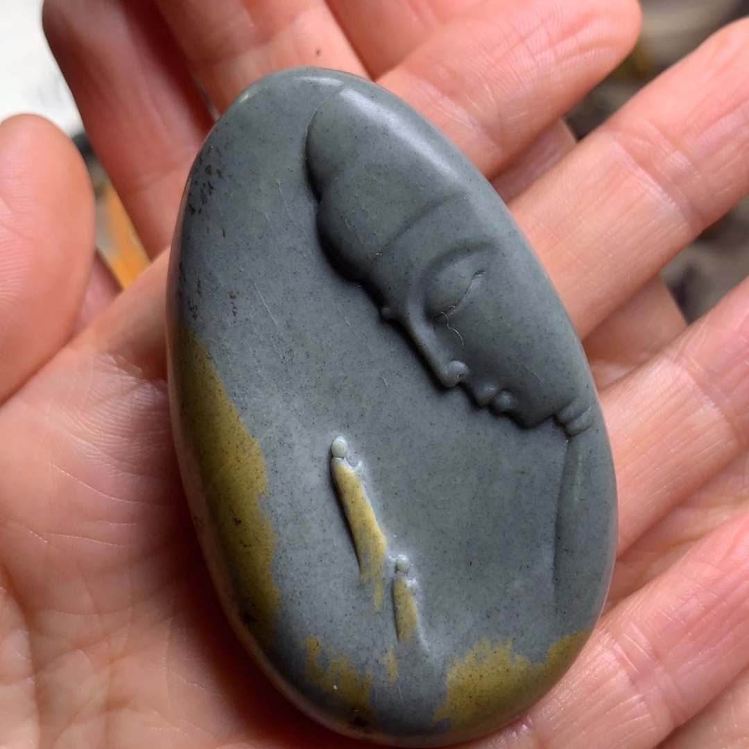 岫岩河磨玉（透闪石质玉）未镶嵌挂件