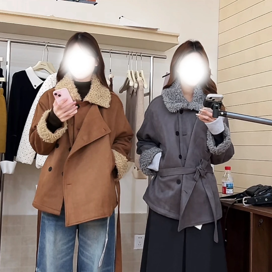 米满满-THE Bohe-9052-修身收腰显瘦外套