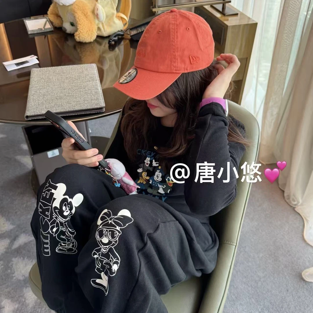 【唐小悠童装】泡菜宽版米奇卫裤