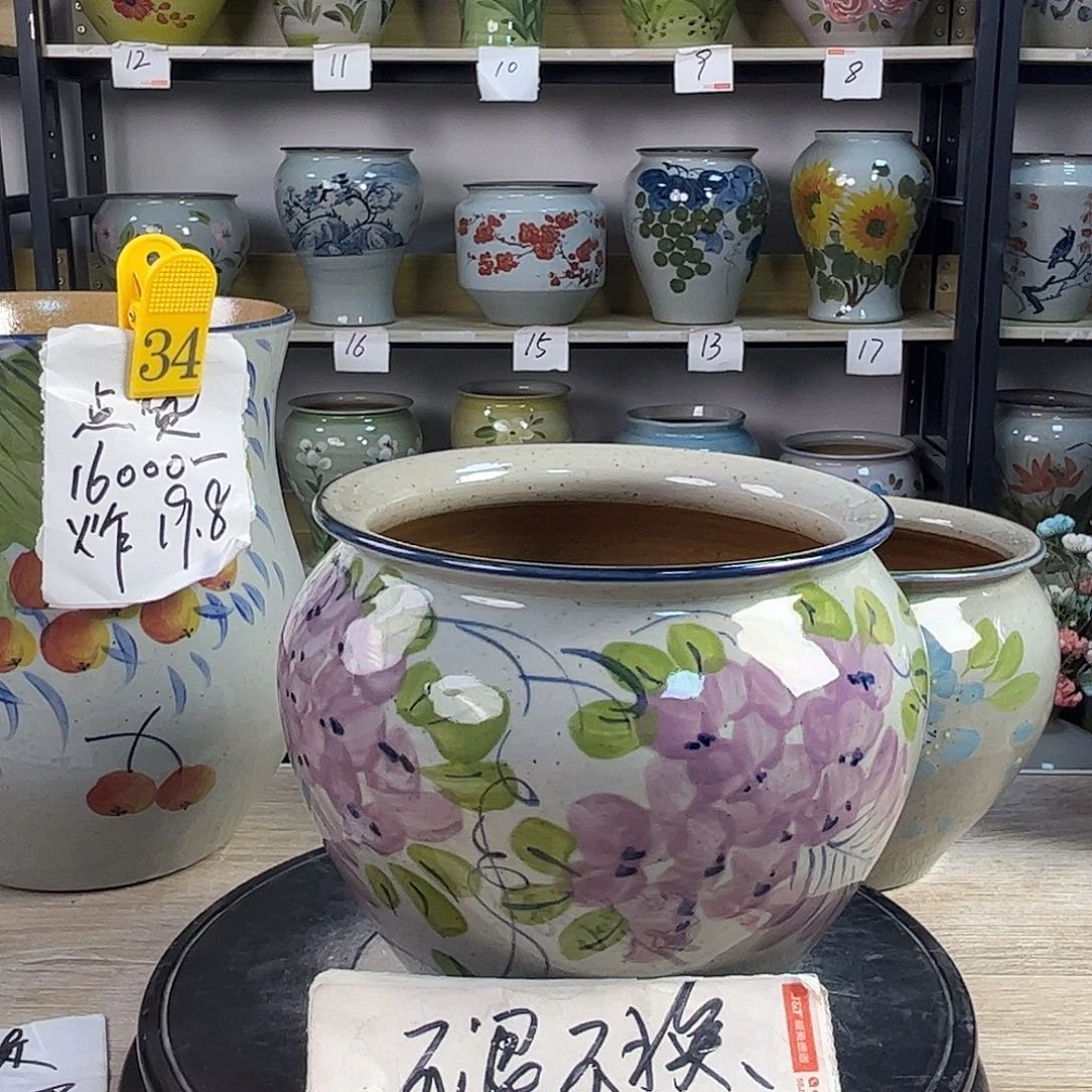 罐1tc景德镇陶瓷花盆