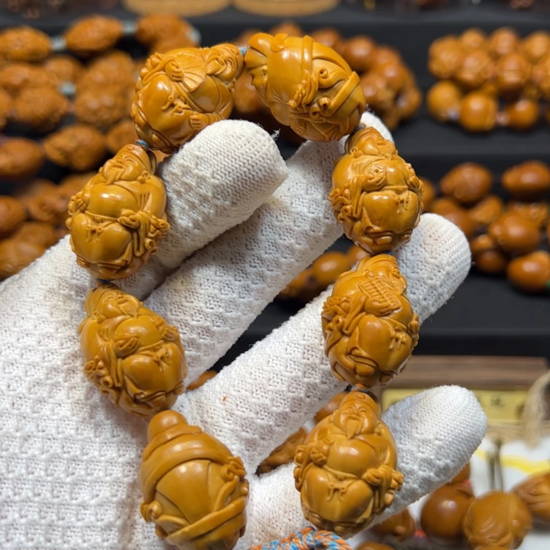 橄榄核手串/手链2.2龙椅财神
