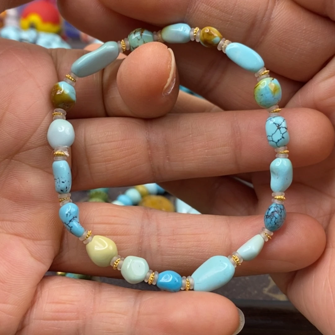 绿松石未镶嵌珠宝半成品