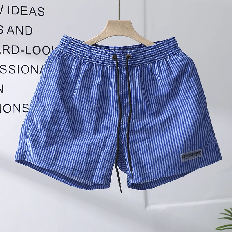 大裤衩男士沙滩裤冰丝速干宽松运动短裤三分泳裤海边度假游泳裤男