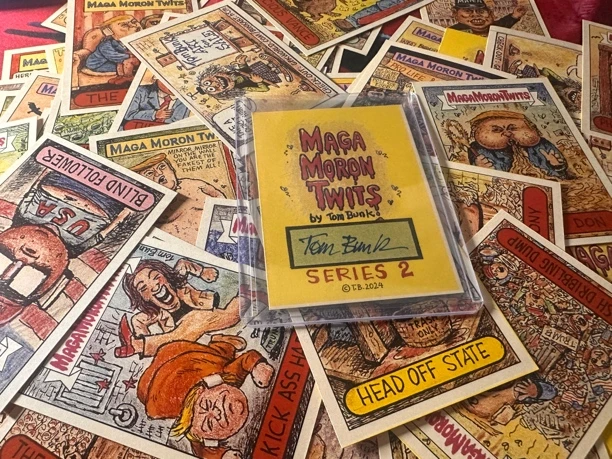 Gpk创始画师Tom Bunk 手绘川川 签字卡抽抽乐