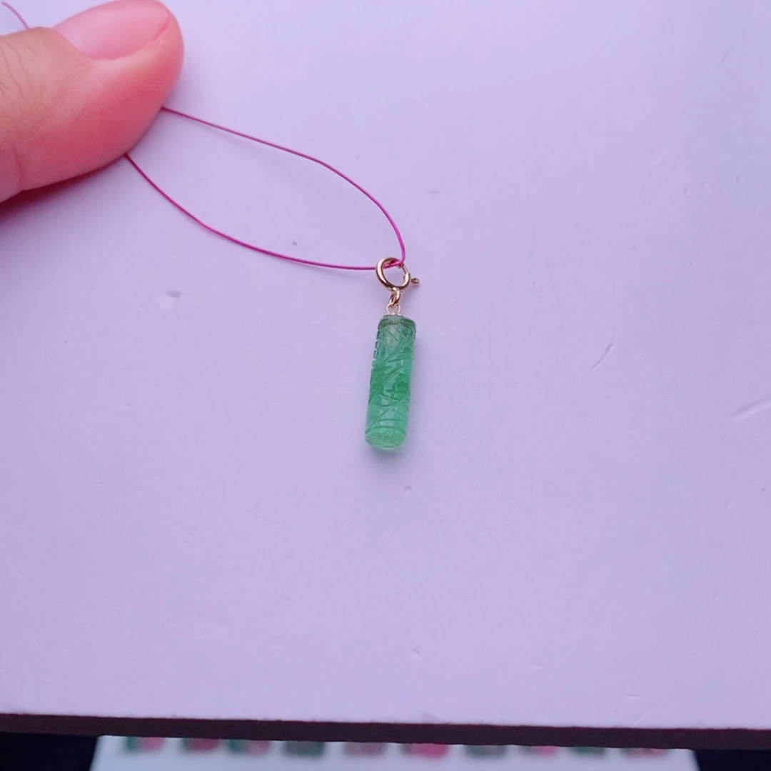 18K金镶嵌提溜m碧玺龙柱m