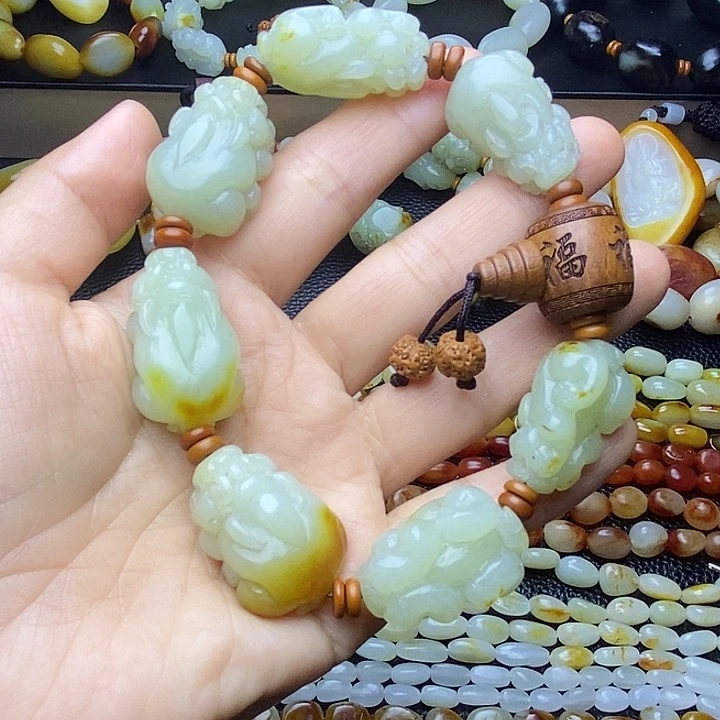 未镶嵌手链和田玉用****5
