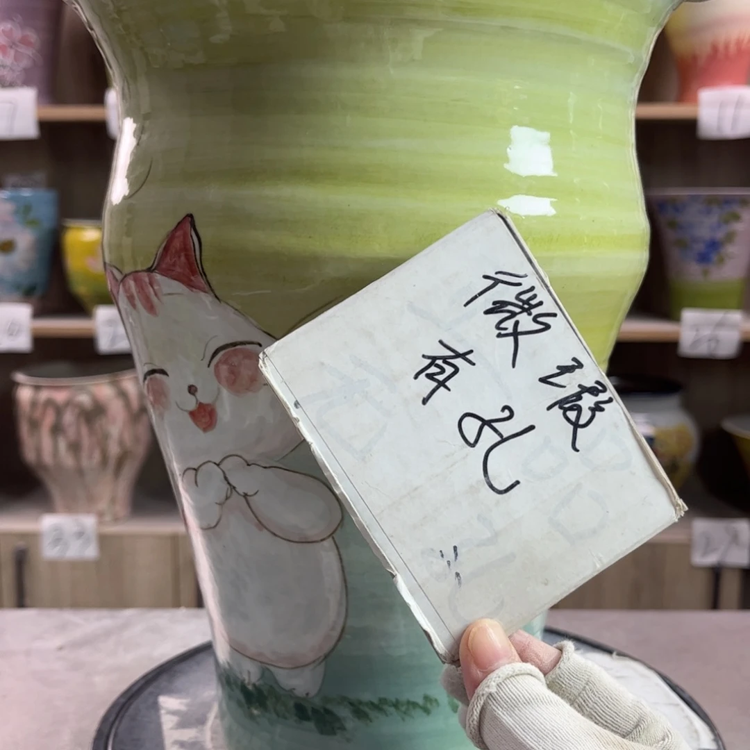 眰***柔景德镇陶瓷花盆花盆