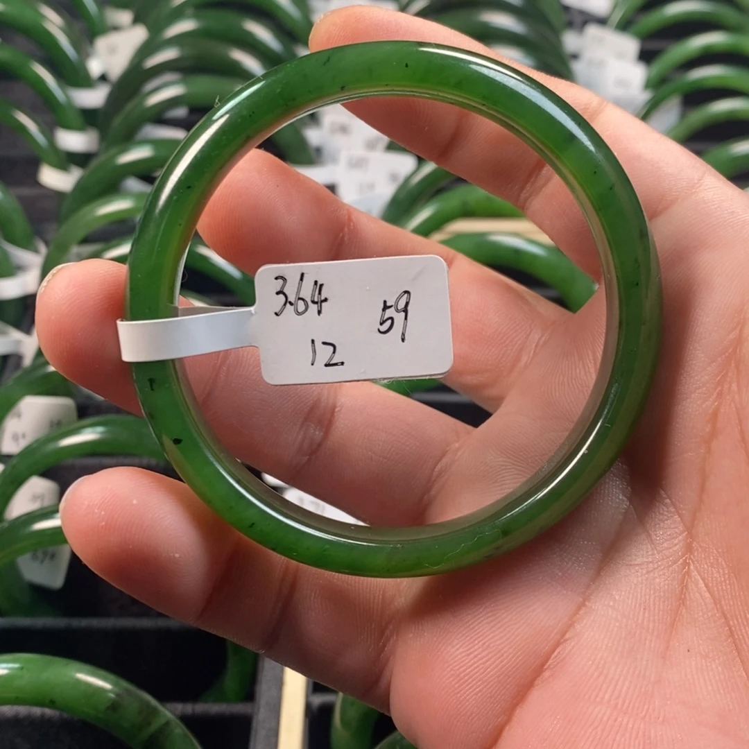 和田玉（碧玉）未镶嵌手镯59