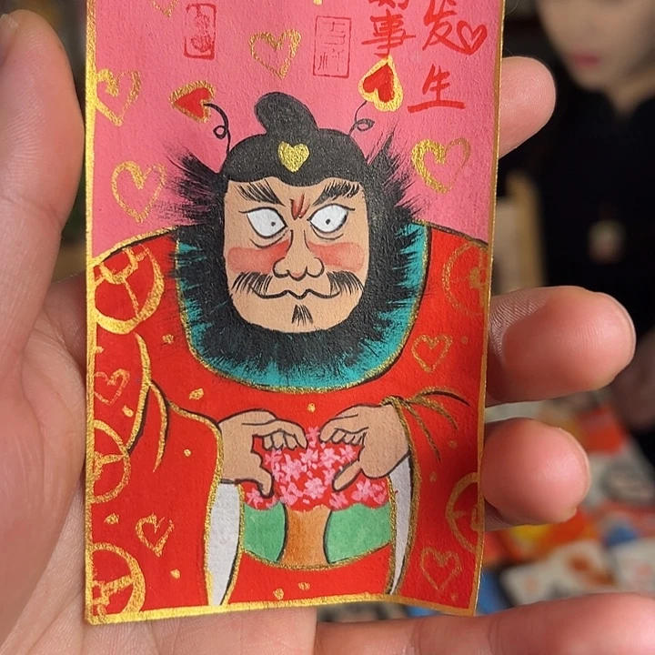 嗯***哼纯手绘钟馗文创画