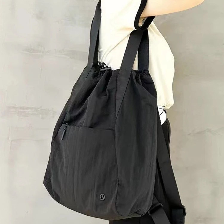 男女同款2025新款双肩运动包尼龙腋肩包防水运动背包大容量包