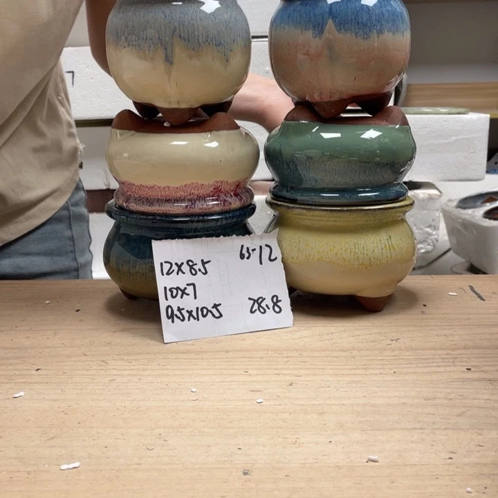 紫砂花盆多肉花盆微瑕12