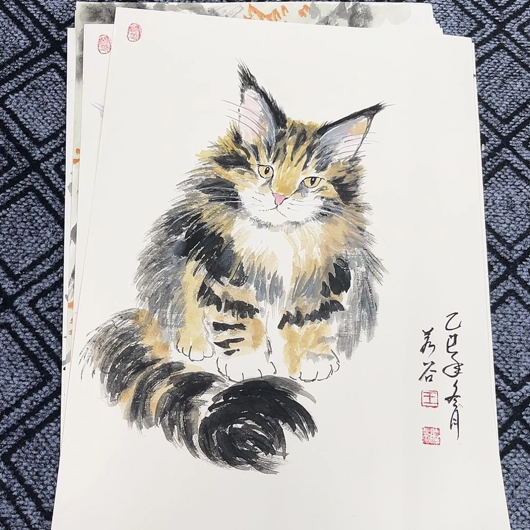 国画45.66花鸟作品