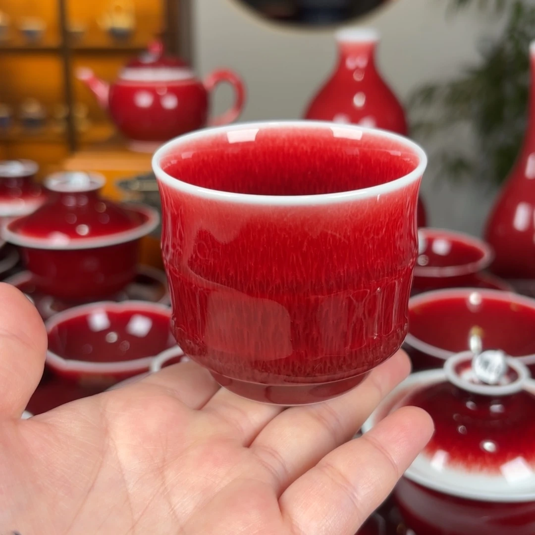 杯子景德镇高温原矿釉