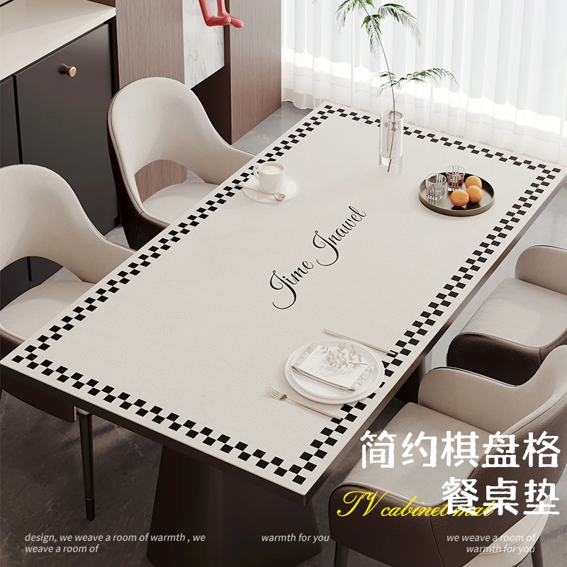 餐桌垫防烫防油防水专用高档轻奢桌布桌垫防水防油茶几桌布桌子垫