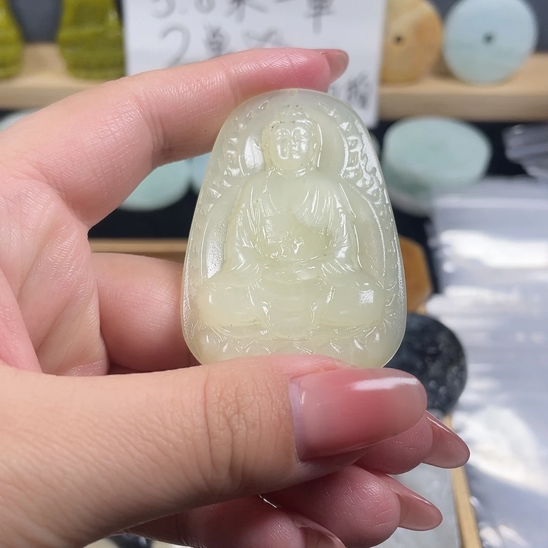 蛇纹石玉合金颈饰